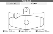 OEM BRAKE PAD AFP457