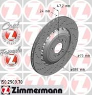 OEM BRAKE DISC REAR BMW F10, F06, F12/M5/LH 150290970