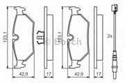 OEM BREMSBELAG 0986424027