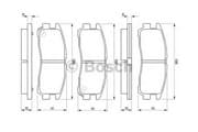 OEM BREMSBELAG 0986424467