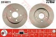 OEM BRAKE ROTOR DF4811