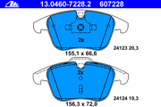 OEM PAD KIT, DISC BRAKE 13046072282