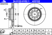 OEM BRAKE ROTOR 24012201521