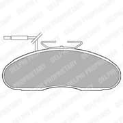 OEM BRAKE PAD AXLE SET LP1105