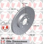 OEM DISC BRAKE ROTOR 100123452