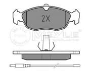 OEM DISC BRAKE PAD SET 0252182717