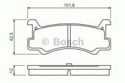 OEM BREMSBELAG 0986460080