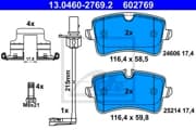 OEM PAD KIT, DISC BRAKE 13046027692