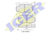 OEM BRAKE PAD FOR PEUGEOT 180633