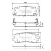 OEM PAD KIT, DISC BRAKE J3619001