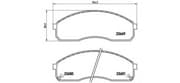 OEM BRAKE SHOE, DRUM P30012