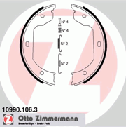 OEM SHOE KIT, DRUM BRAKE 109901063