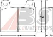 OEM Brake Pads/ABS 36025