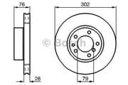 OEM BREMSSCHEIBE 0986478317