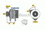 OEM DREHSTROMLICHTMASCHINE I.A. 0986044470