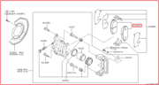 OEM SHOE KIT, DRUM BRAKE D1060CD00C