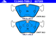 OEM PAD KIT, DISC BRAKE 13046070892