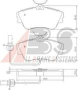 OEM Brake Pads/ABS 37274