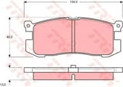 OEM PAD KIT, DISC BRAKE GDB1025