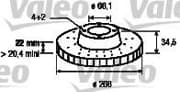 OEM BRAKE ROTOR 186695