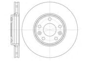 OEM BRAKE ROTOR 6134410