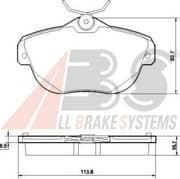 OEM Brake Pads/ABS 37539