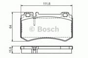 OEM BRAKE LINING 0986494356