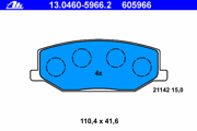 OEM PAD KIT, DISC BRAKE 13046059662