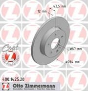 OEM BRAKE DISC FRT DB W202/C180,C250 400142520