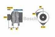 OEM DREHSTROMLICHTMASCHINE I.A. 0986038180