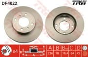 OEM BRAKE ROTOR DF4022