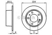 OEM BREMSSCHEIBE 0986478141