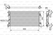 OEM RADIATOR ASSY, A/C 701522