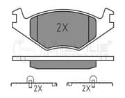 OEM DISC BRAKE PAD SET 0252088715