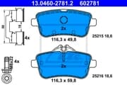 OEM PAD KIT, DISC BRAKE 13046027812