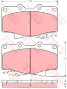 OEM PAD KIT, DISC BRAKE GDB1154