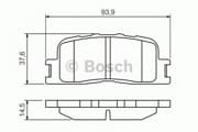 OEM Brake Lining 0986494359