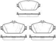 OEM Front Brake Pad 159208