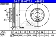 OEM BRAKE ROTOR 24012802761