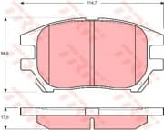 OEM PAD KIT, DISC BRAKE GDB3379