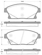 OEM PAD KIT,FRT DISC BRK 13301234