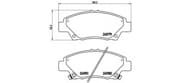 OEM Front Brake Pad Set, Disc Brake P28050