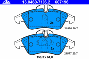 OEM PAD KIT, DISC BRAKE 13046071962