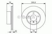 OEM BRAKE DISC FRT-5(E39) 0986479R72