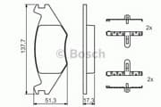 OEM BREMSBELAG 0986468890