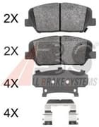 OEM Brake Pads/ABS 37969