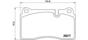 OEM PAD KIT, DISC BRAKE P44018