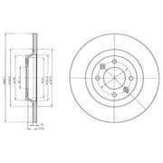 OEM BRAKE DISC (DOUBLE PACK) BG4322