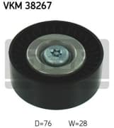 OEM DEFLECTION PULLEY-V-RIB BELT VKM38267