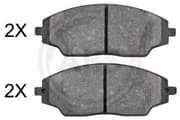 OEM PAD KIT, DISC BRAKE 37987